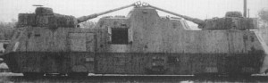 WWII Captured PanzerJager-Triebwagen 51 at factory in Germany, 1945